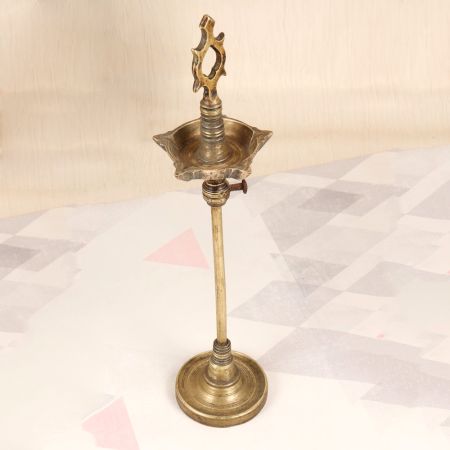 South Indian Traditional Brass Oil lamp for Vintage Collection