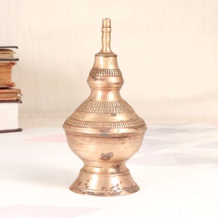 Beautiful Vintage Brass Oil Lamp for Home Decoration