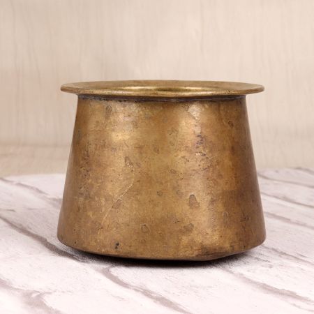 Handcrafted South Indian Holy Panchpatra Pot Made of Brass
