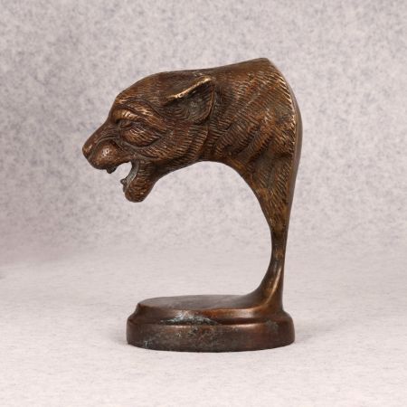 Handmade Finest Brass Tiger Paper Weight in English Art