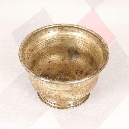 Indian Traditional Holy Brass Kumkum Cup for Hindu Rituals