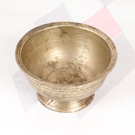 Traditional Handcrafted Brass Kumkum Cup for Home Decoration