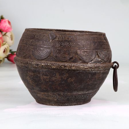 Handmade High-Quality Brass Rice Measurement Bowl for Decor