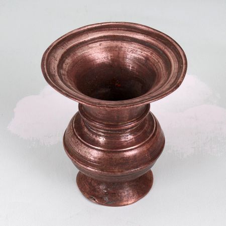 South Indian Vintage Copper Flower Pot for Indoor Decoration
