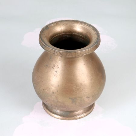 Indian Traditional Handcrafted Brass Holy Pot for Rituals