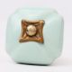 Solid Sage Green Square Ceramic Drawer Knob Online