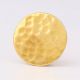 Round Brass Hammered Cabinet Knobs