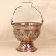 Handmade Vintage Finish Copper Bucket for Home Decoration