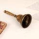Indian Traditional Brass Temple Bell with Handle for Prayer