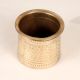 Engraved Beautiful Finest Brass Panchpatra Pot for Prayer Room