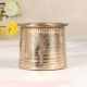 Engraved Beautiful Finest Brass Panchpatra Pot for Prayer Room