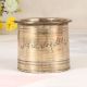 Handcrafted Brown Finish Panchpatra Pot Made of High-Quality Brass