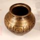 South Indian Art Finest Brass Holy Water Pot with Engraving