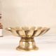 Handmade Indian Brass Lotus Fruit Bowl for Dining Table