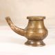 Indian Vintage Brass Holy Water Pot with Spout for Rituals