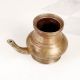 Handmade Indian Holy Brass Water Pot with Spout for Decoration