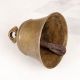 Vintage Handcrafted Finest Brass Temple Bell with Loop