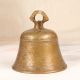 Vintage Handcrafted Finest Brass Temple Bell with Loop