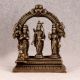 Vintage Antique Finish Brass Ram Darbar for Prayer Room