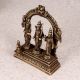 Vintage Antique Finish Brass Ram Darbar for Prayer Room