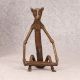 Handcrafted Vintage Brass Tribal Monkey in Sitting Position
