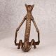 Handcrafted Vintage Brass Tribal Monkey in Sitting Position