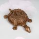 Indian Handmade Brass Turtle Yantra with Lord Ganesha Carving