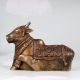 Handcrafted High-Quality Brass Nandi Statue for Prayer Room