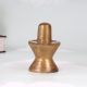 Plain Brown Finest Brass Shivling Statue for Prayer Room