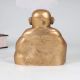 Vintage Chinese Art Brass Laughing Buddha Statue for Decoration