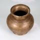 Handmade South Indian Brass Holy Water Pot with Carving
