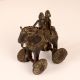 Handcrafted Finest Brass Horse with Rider in Vintage Finish