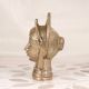 Indian Finest Brass Goddess Parvati Head Statue for Decoration