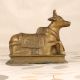 Himalayan Art Brass Lord Nandi Statue for Prayer Room