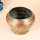 Handcrafted Vintage Brass Pot for Planter in Gujarat Art
