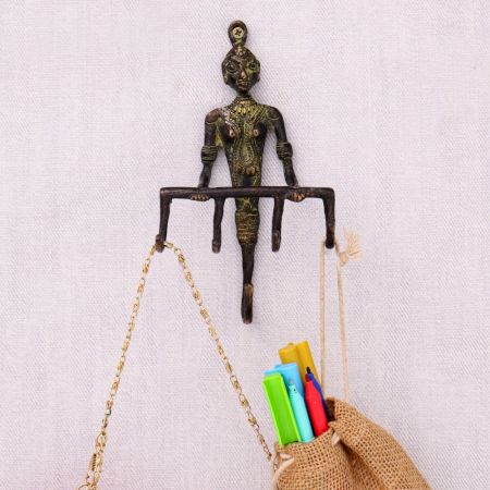 Tribal Serpent Goddess Bronze Hooks