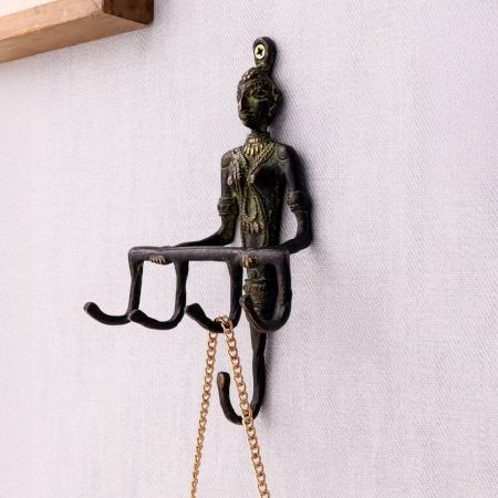 Tribal Serpent Goddess Bronze Hooks