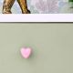 Pink Tiny Heart Ceramic Cabinet Knobs