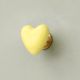 Yellow Tiny Heart Ceramic Cabinet Knobs