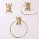 Brass Golden Tiger design Wall Hook for Hanging Clothes