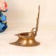 Indian Traditional Finest Brass Gaja Laxmi Oil Lamp for Decoration