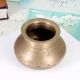 Engraved Handmade Brass Holy Water Pot in Gujarat Art