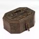 Indian Plain Brown Brass Paan Daan Box for Home Decoration