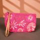 Elegant Pink Cotton Beads Hand Bags for Women