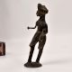 Handmade Vintage Brass Musician Man Tribal Art Statue