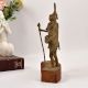 Vintage Handcrafted Brass Two Man Statue for Home Decor