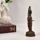 Handcrafted Vintage Brass Tribal God Statue for Home Decor