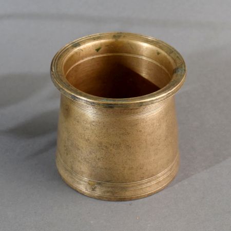 Handcrafted Brown Finish Panchpatra Water Pot Made of Brass