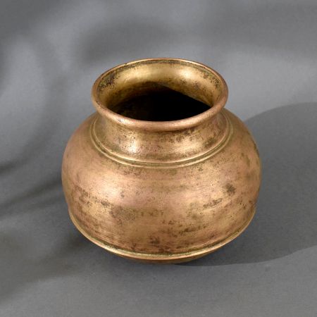 Indian Vintage Brass Holy Water Pot for Indoor Decoration