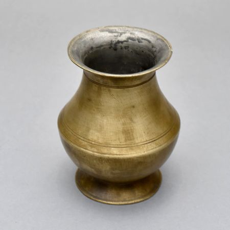 Finest Handcrafted Brass Water Pot for Hindu Rituals and Decor